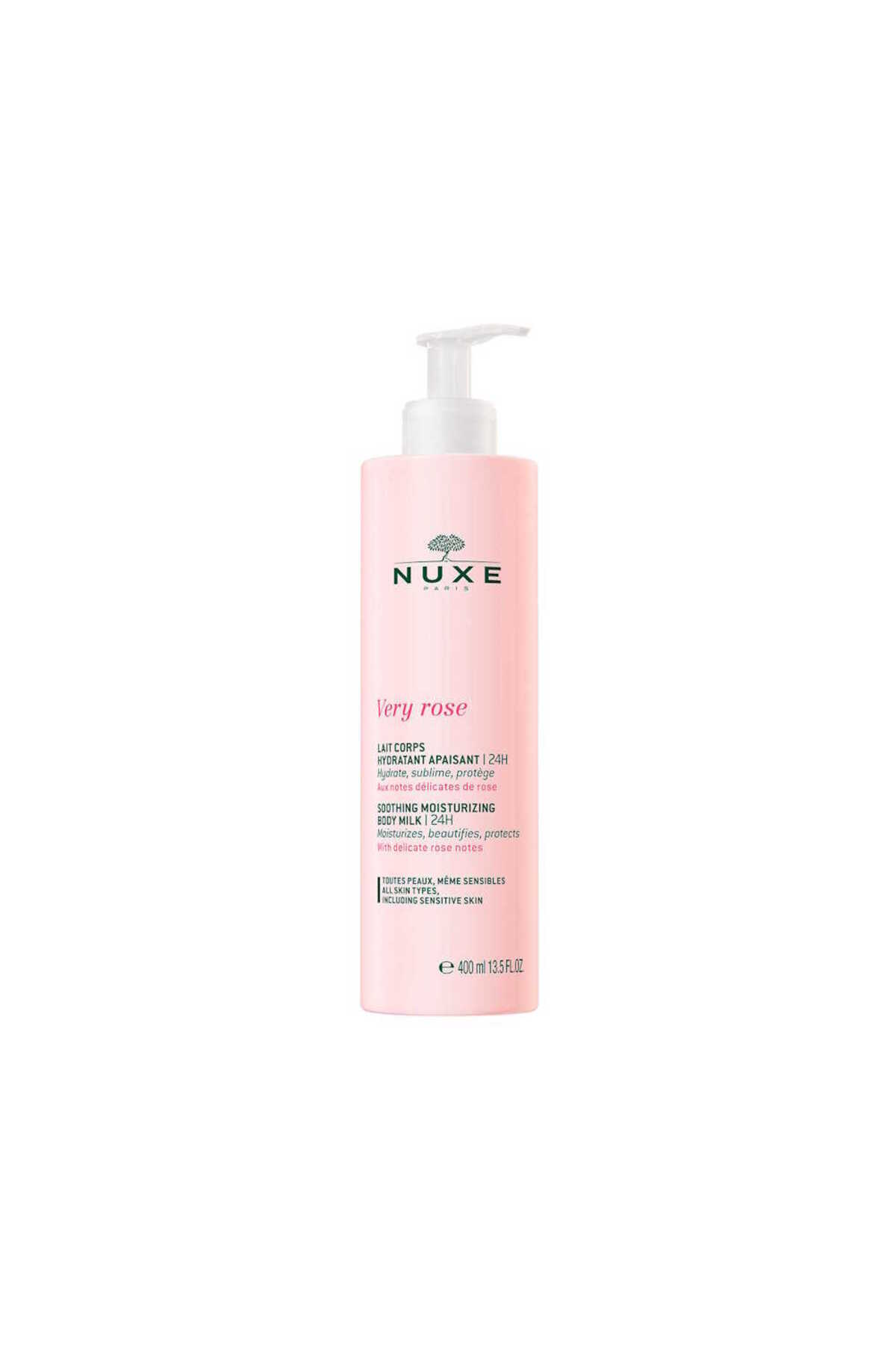 Nuxe Very RoseYatıştırıcı ve Nemlendirici Vücut Sütü 400ml — 3264680038891