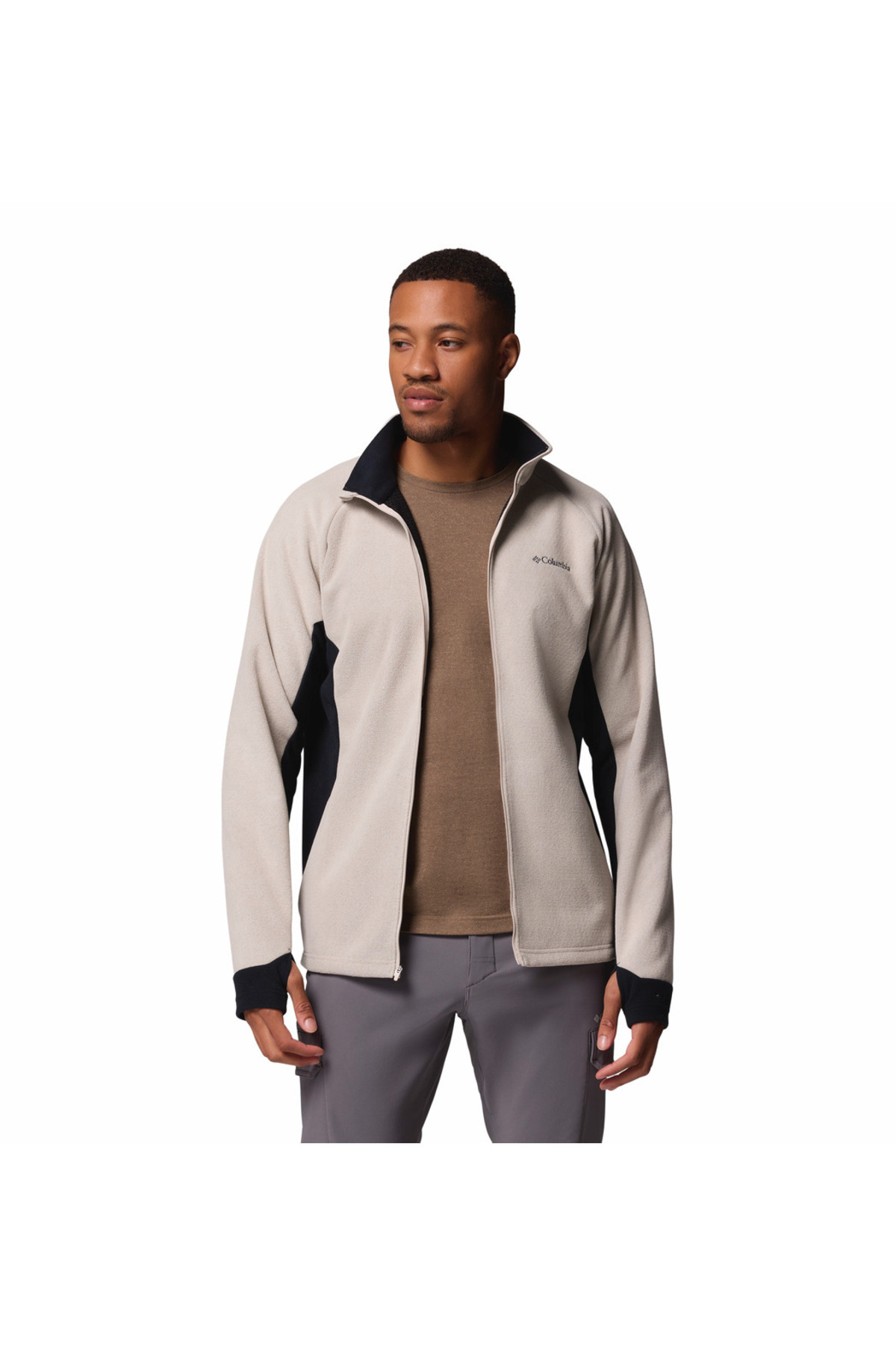 Columbia Men's Outdoor Fleece Jacket Am4428 Arctic Peak Full Zip