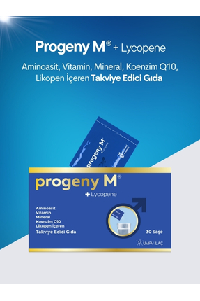 Progeny M ® - Sperm sayısı, konsantrasyonu ve hareketliliğine katkıda bulunan...
