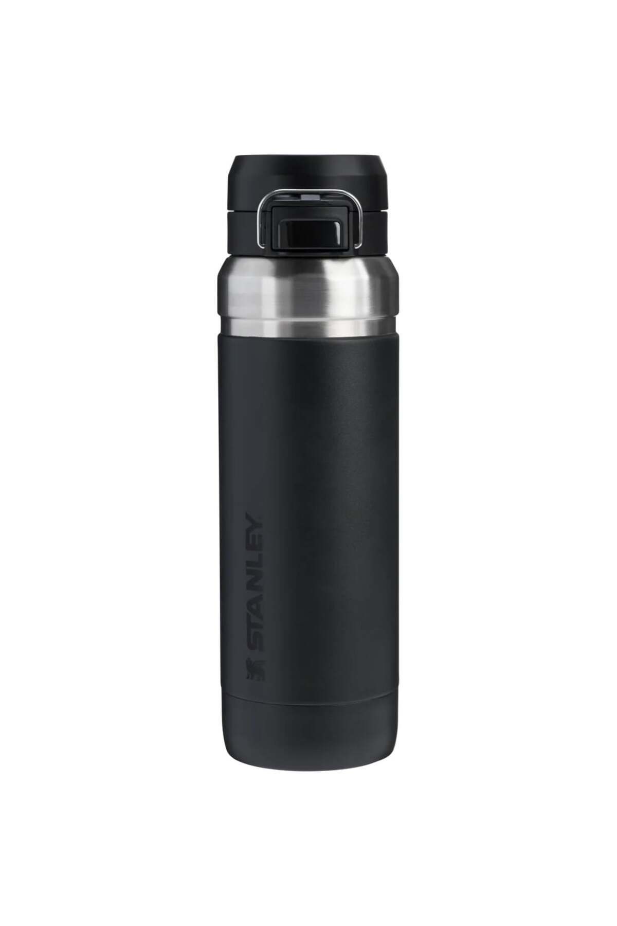 Go Quick Flip Stainless Steel Water Thermos 1.06Lt Black