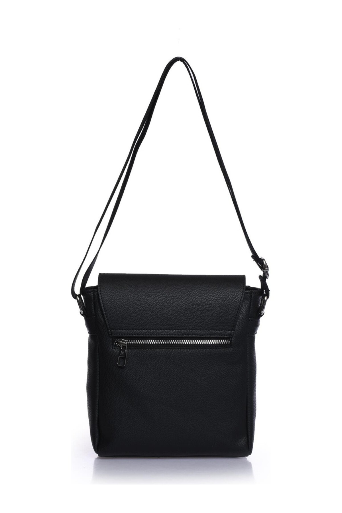 Pierre Cardin  Siyah Erkek Ayarlanabilir Omuz Kordonlu Üç Cepli Fermuarlı Cepli Potföy Çanta 01PC001432 - Görsel 4