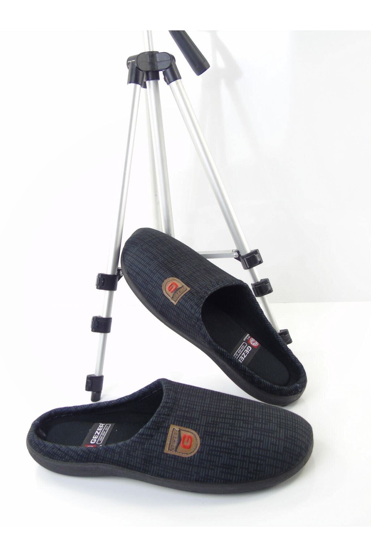 Gezer  Erkek Kışlık Yıkanabilir Ev Terlik - Görsel 3