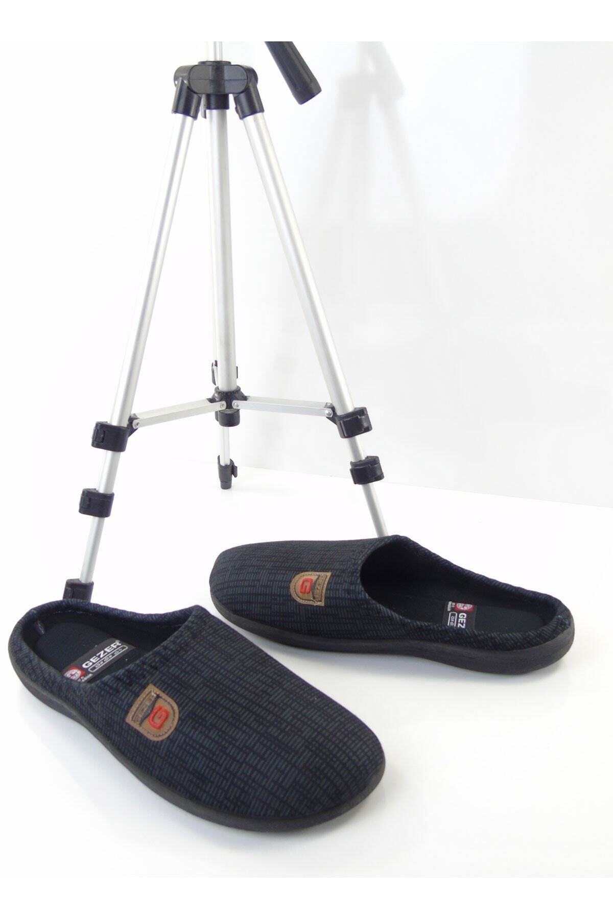 Gezer  Erkek Kışlık Yıkanabilir Ev Terlik - Görsel 5