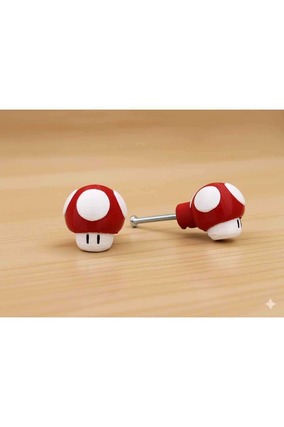 Dotta Design Çocuk Odası Kulpları - Mantar Kulp(Tekli) fotoğrafı 3 (önizleme)