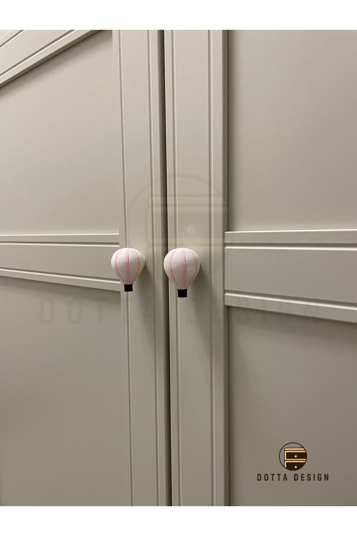 Dotta Design Çocuk Odası Kulpları - Pembe Balon Kulp (Tekli) fotoğrafı 3 (önizleme)