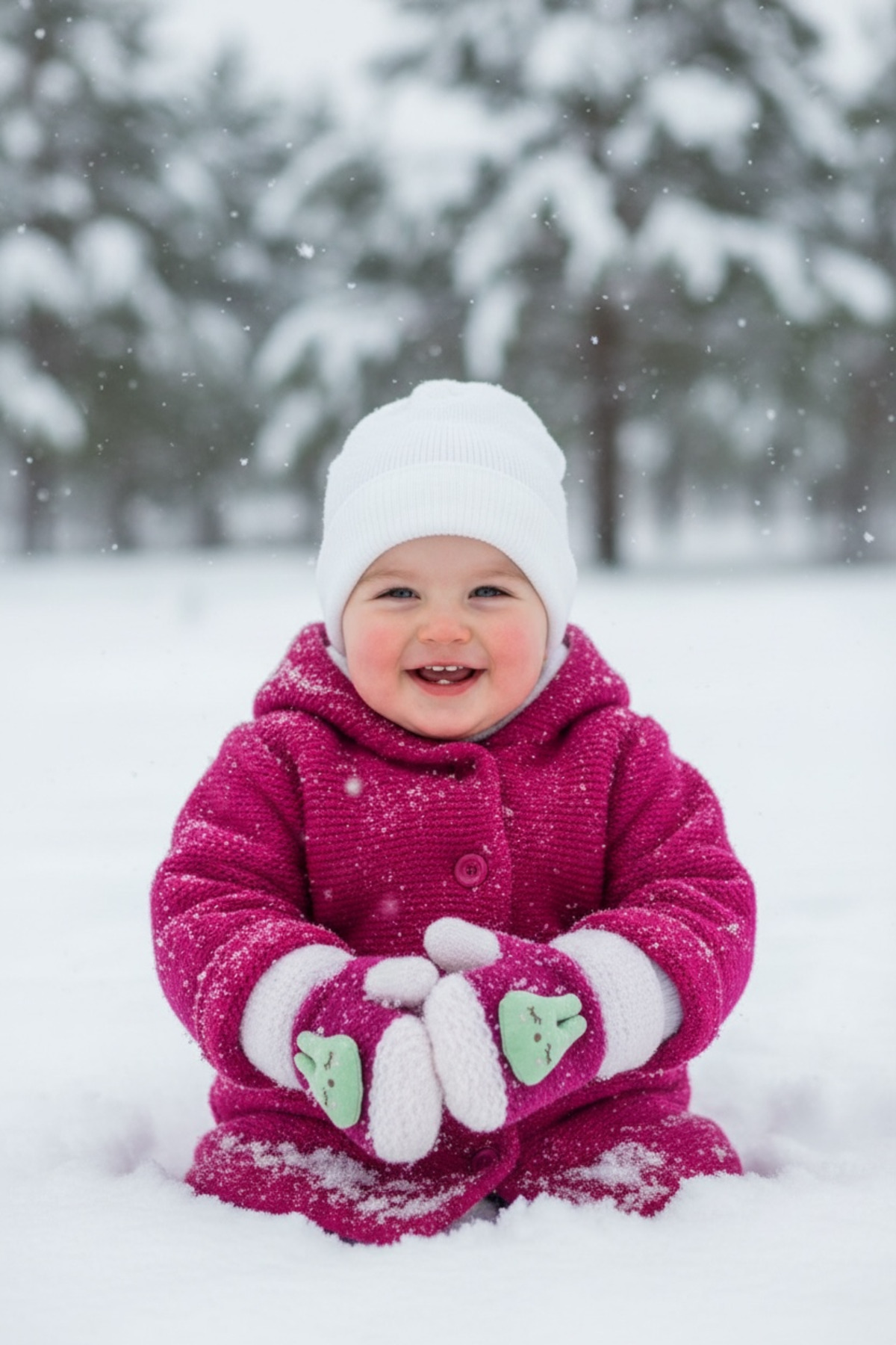 Kitti Kız bebek tek parmak eldiven fotoğrafı 4 (önizleme)