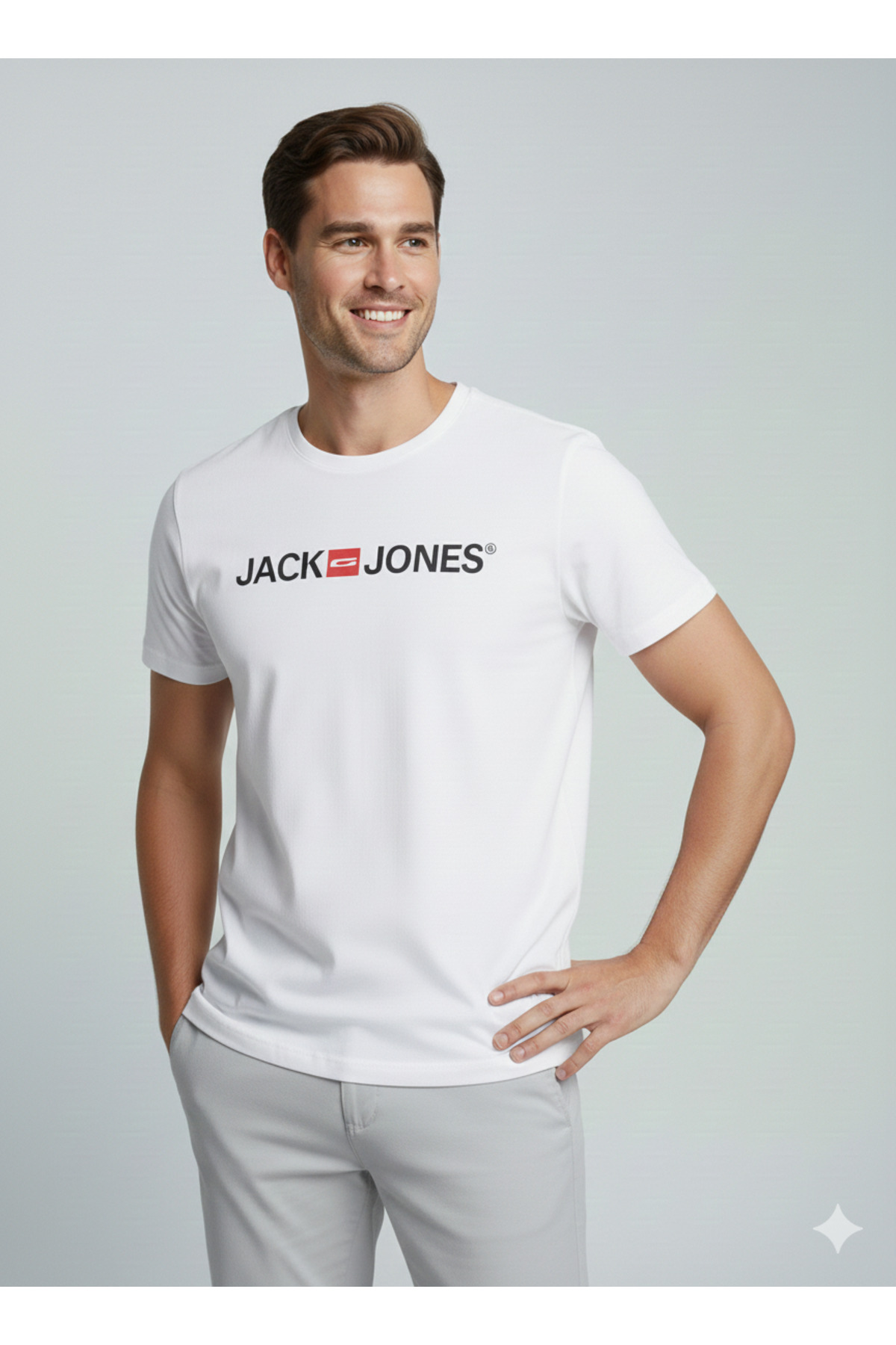 تیشرت مردانه رنگارنگ آستین کوتاه | جک اند جونز Jack & Jones 12137126BYZ - تصویر 7