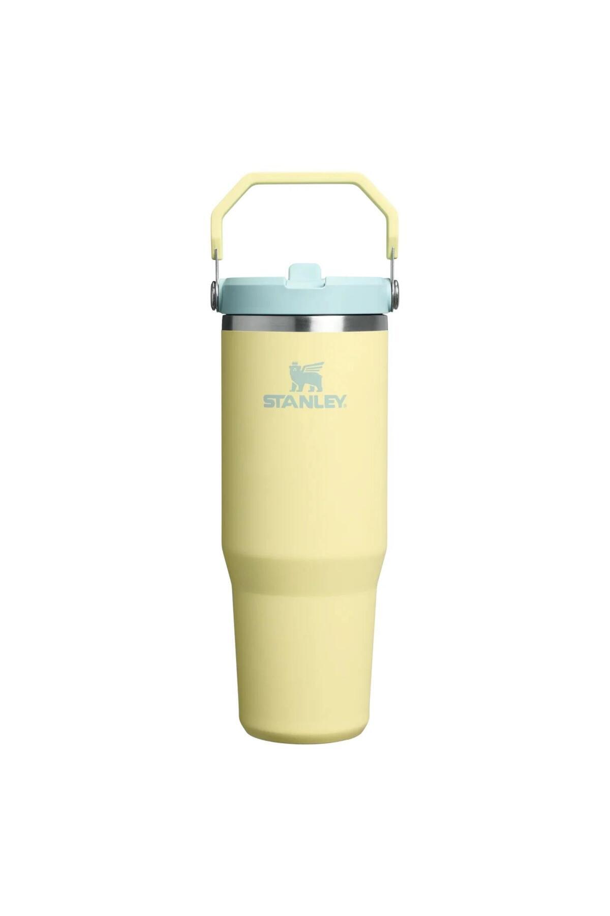 The Iceflow Flip Straw Thermos Cup 0.89 L Yellow