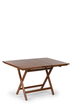 Genel Markalar Atina Katlanır Masa 80x140 - Dış Mekan Dikdörtgen Ahşap Bahçe,...