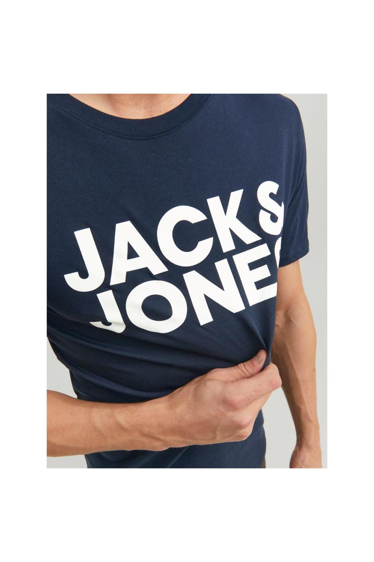 تیشرت مردانه طرح دار آستین کوتاه | جک اند جونز Jack & Jones JJ4S12151955 - تصویر 3