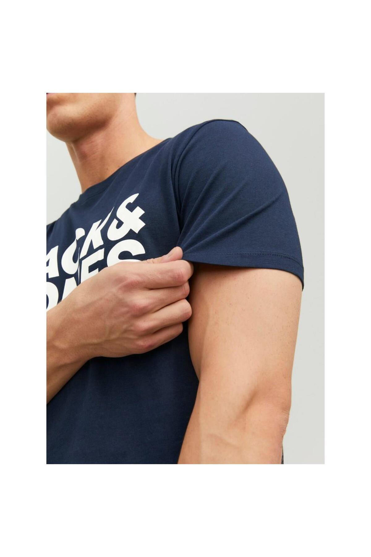 تیشرت مردانه طرح دار آستین کوتاه | جک اند جونز Jack & Jones JJ4S12151955 - تصویر 6