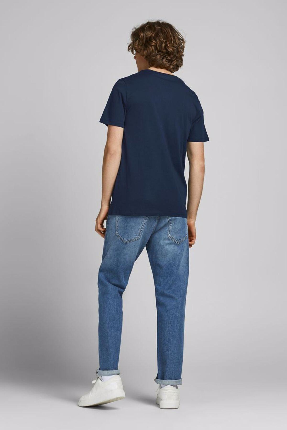تیشرت مردانه طرح دار آستین کوتاه | جک اند جونز Jack & Jones JJ12151955 - تصویر 4