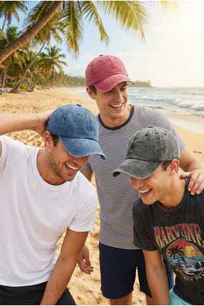 LAGRANZE Vintage Görünümlü Unisex Şapka 3 Renk - Yıkamalı Pamuk Kep