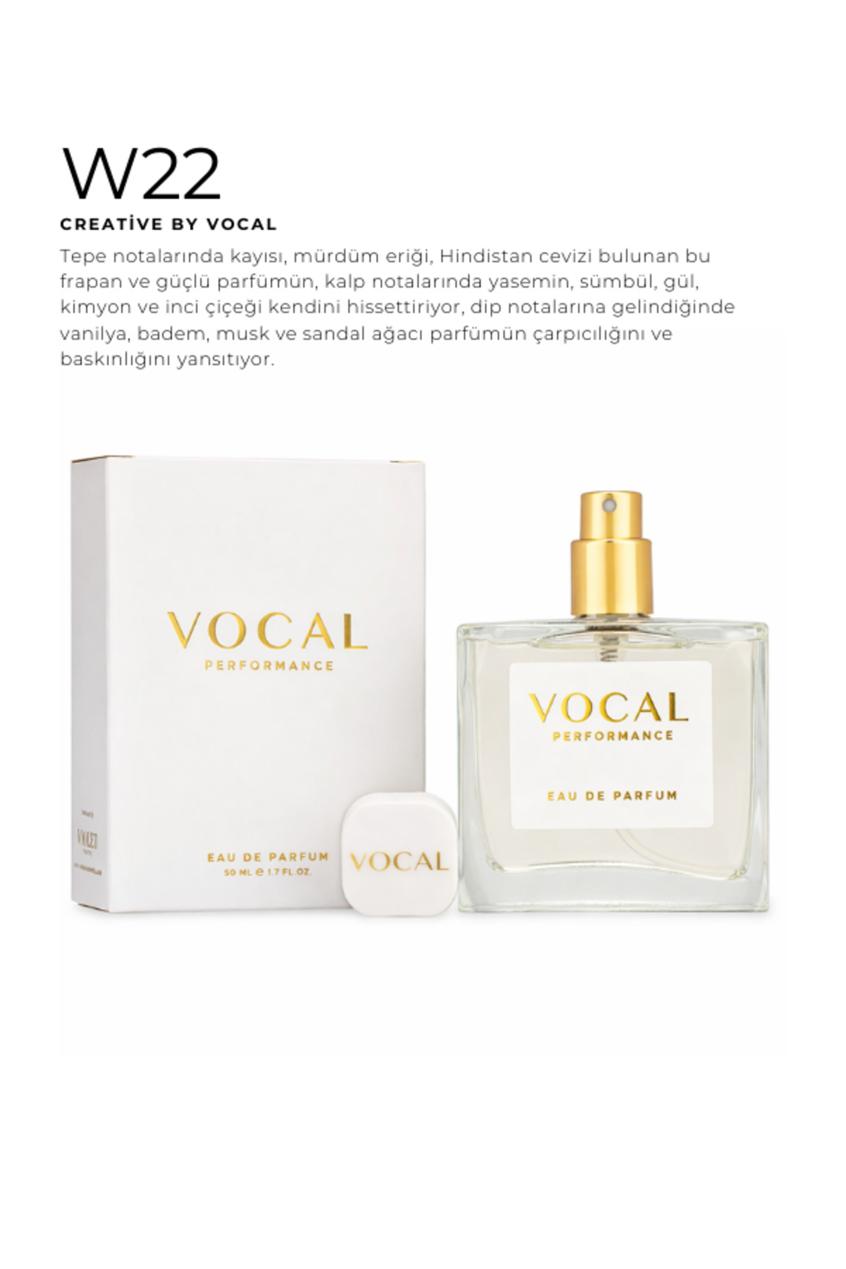 W22 Kadın Parfüm Edp 50 ml — VCLBYN22 — تصویر 5 از 9