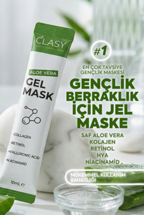 Clasy Care Aloevera Gel Mask - Gençleştirici Jel Maske
