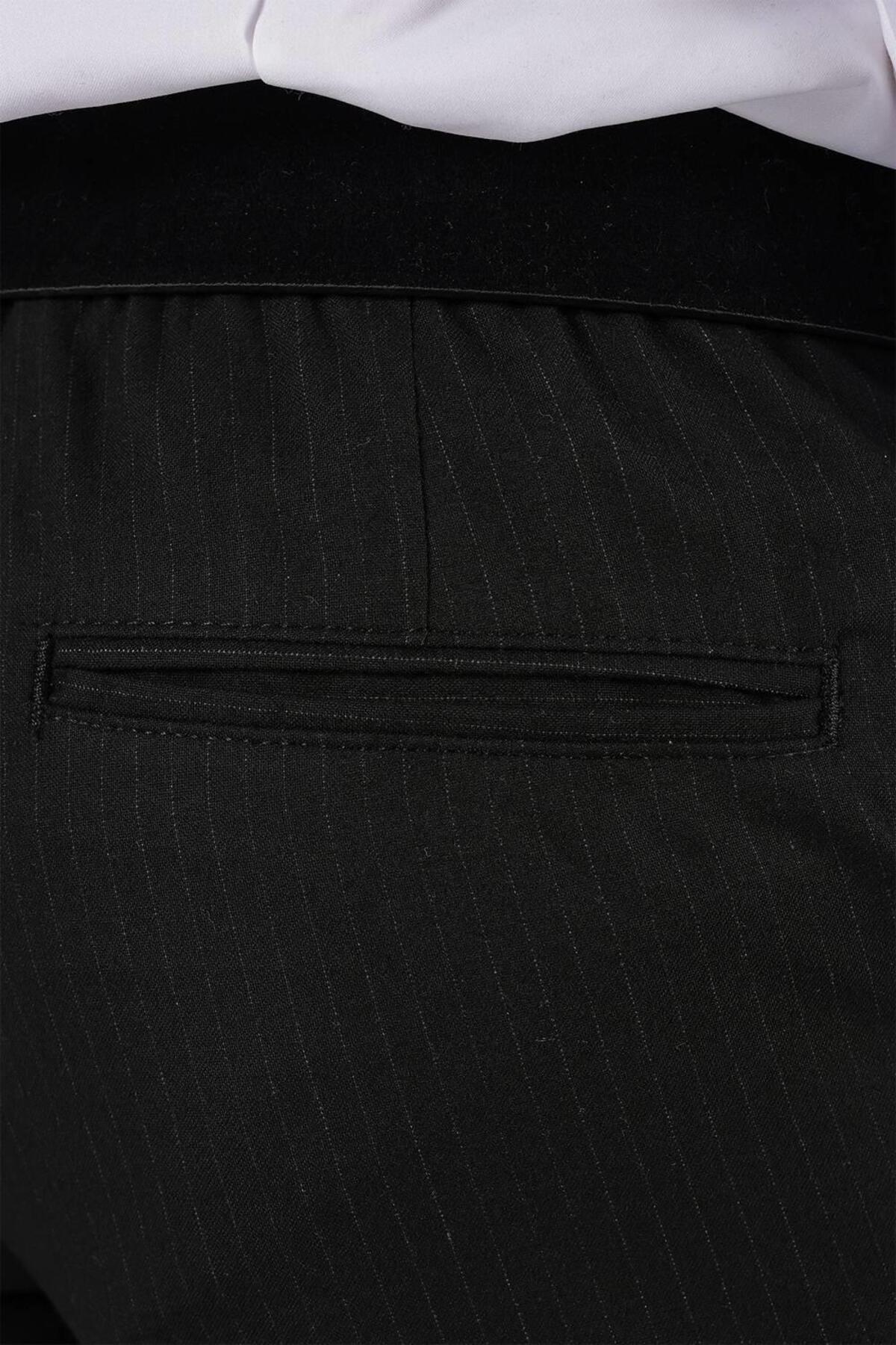 Efor  P 1136 Slim Fit Siyah Klasik Pantolon - Görsel 6