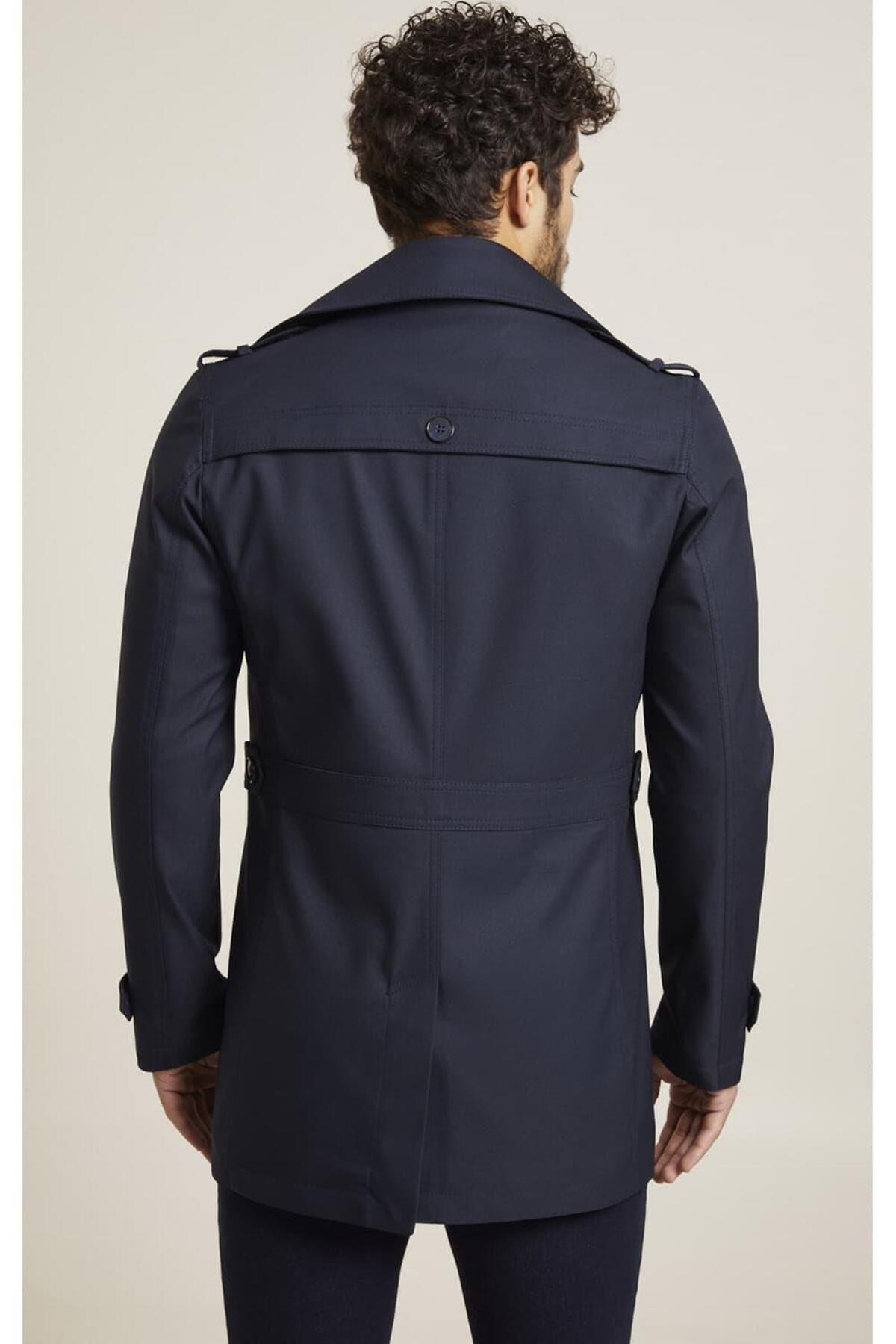 Efor  KA 066 Slim Fit Lacivert Spor Kaban - Görsel 4