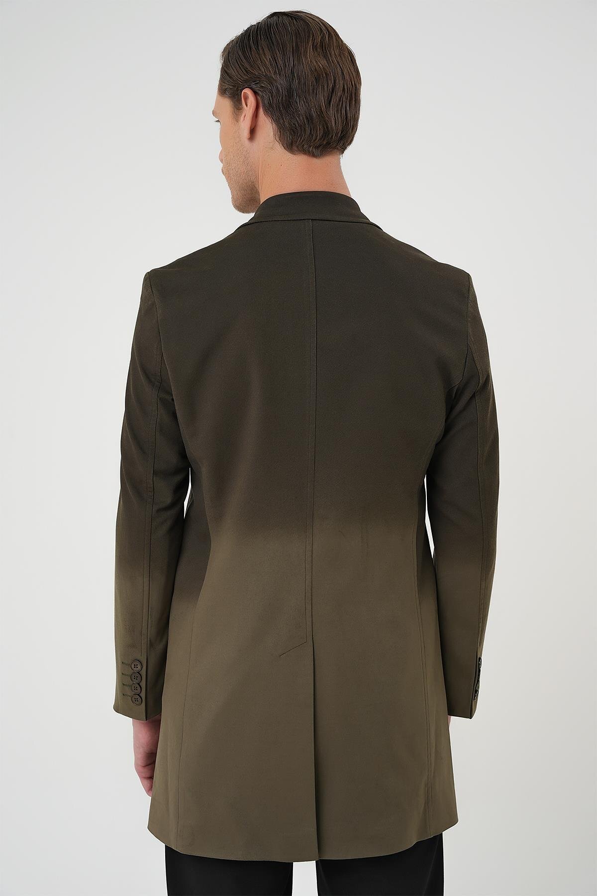 Efor  KA 088 Slim Fit Haki Spor Kaban - Görsel 6