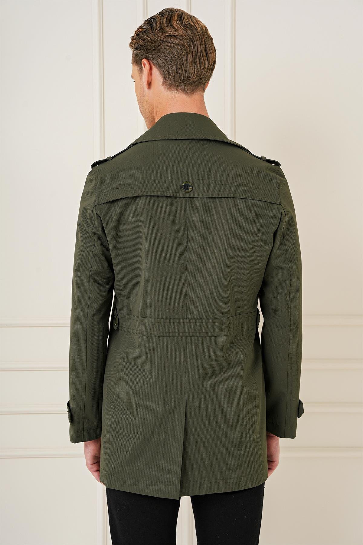 Efor  KA 086 Slim Fit Haki Spor Kaban - Görsel 7