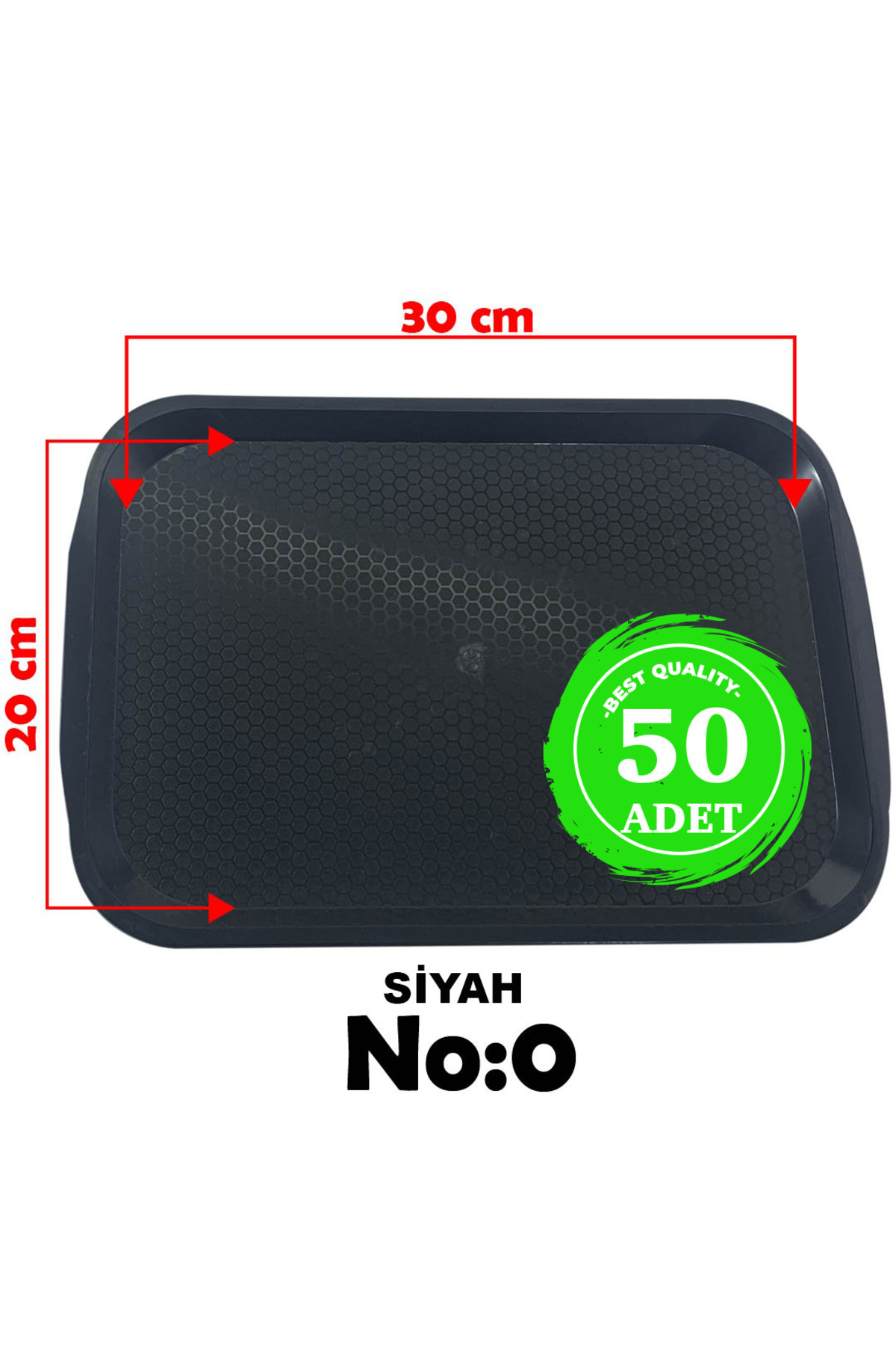 No0 Fast Food Tray - Serving Tray - Serving Tray (small size)