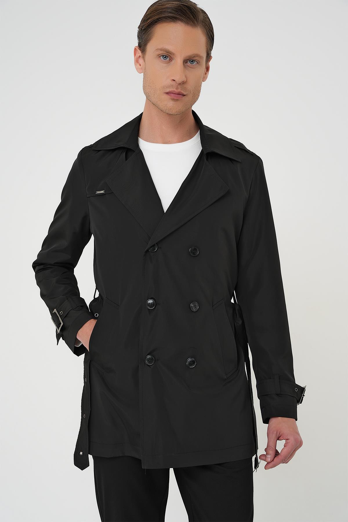 Efor  TRENÇKOT 04 Siyah Pardösü - Görsel 5