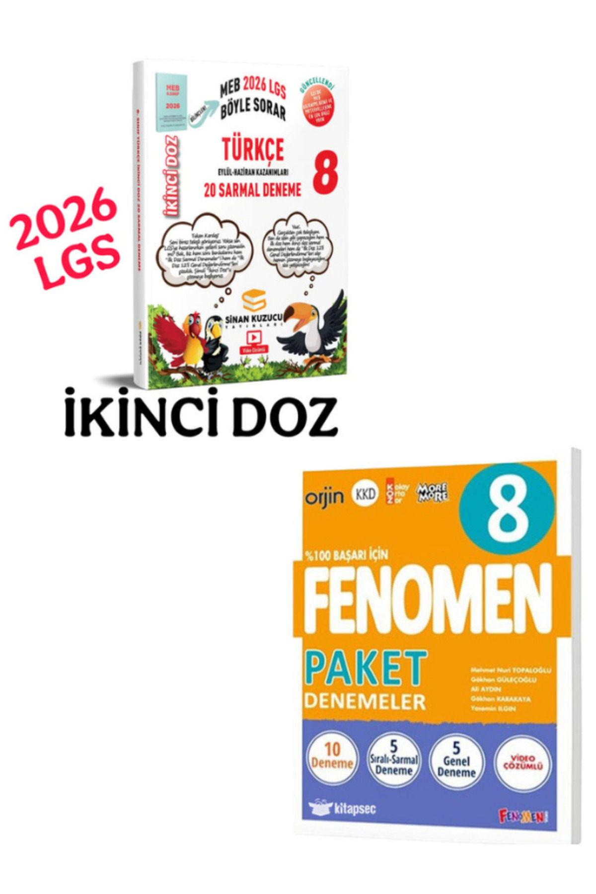 SİNAN KUZUCU YAYINLARI 8.SINIF SİNAN KUZUCU 2.DOZ TÜRKÇE SARMAL +
