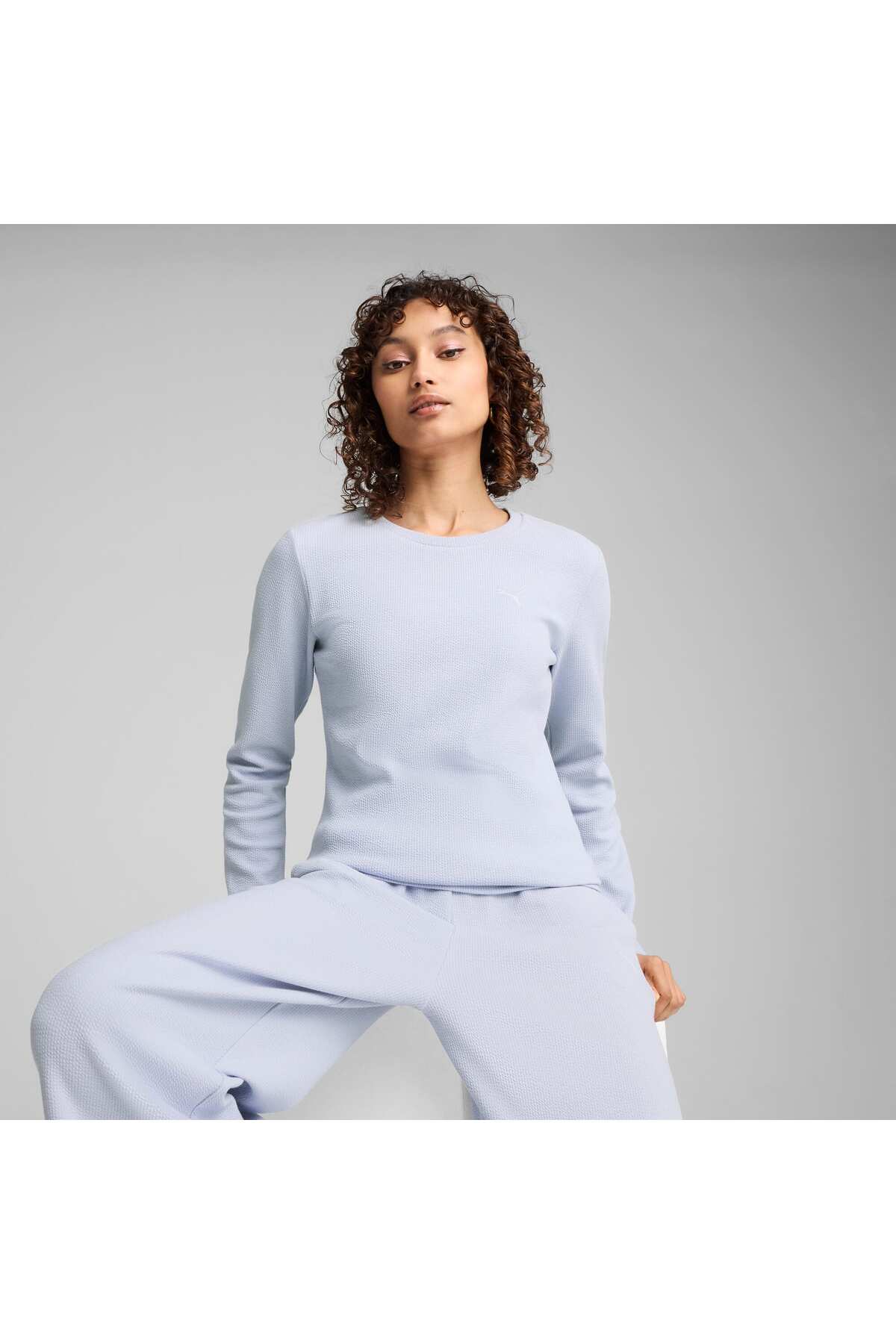Puma HER Kadın Dar Kesim Uzun Kollu Üst görsel 5