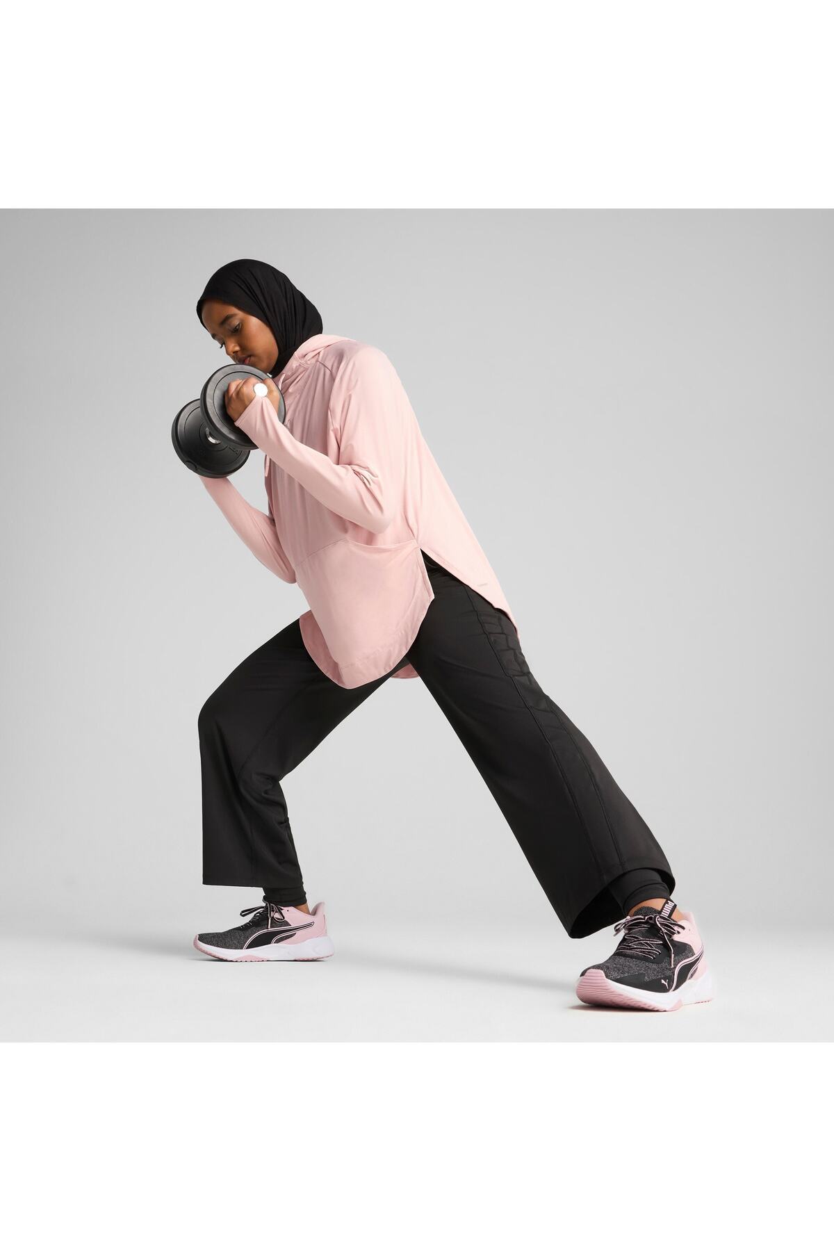 Puma MODEST HOODIE Rose Quartz görsel 4