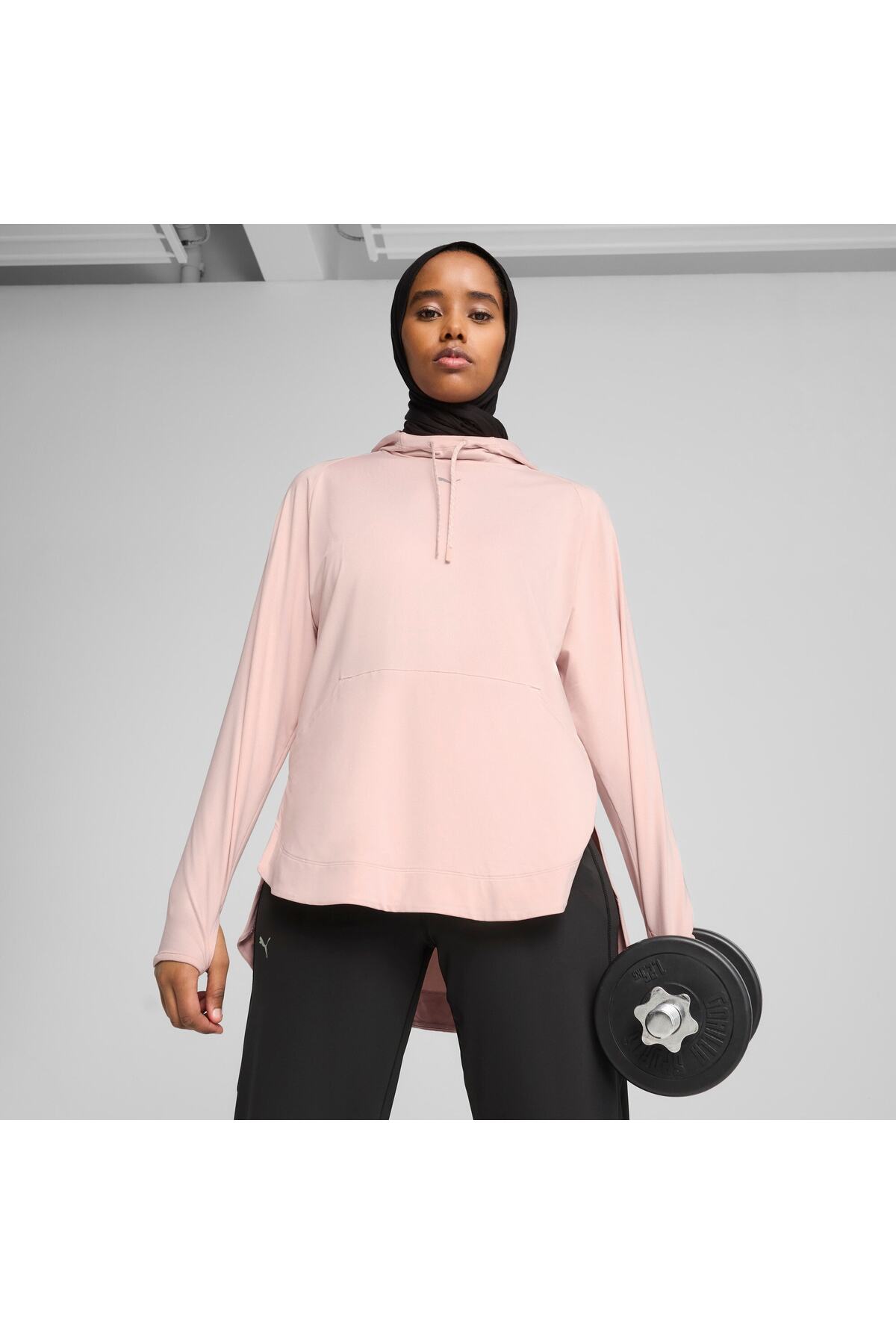 Puma MODEST HOODIE Rose Quartz görsel 7