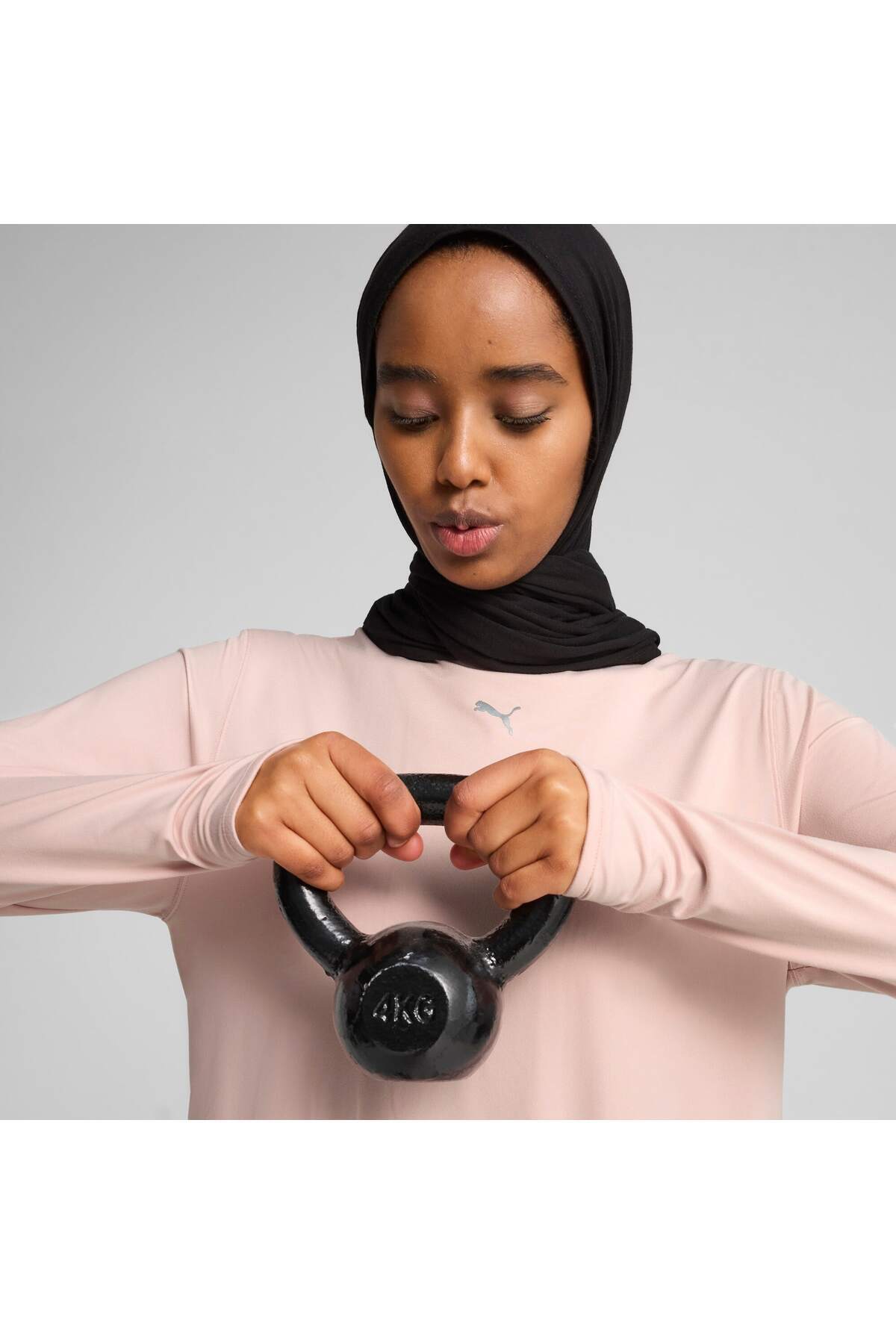 Puma MODEST OVERSIZED TEE Rose Quartz görsel 2