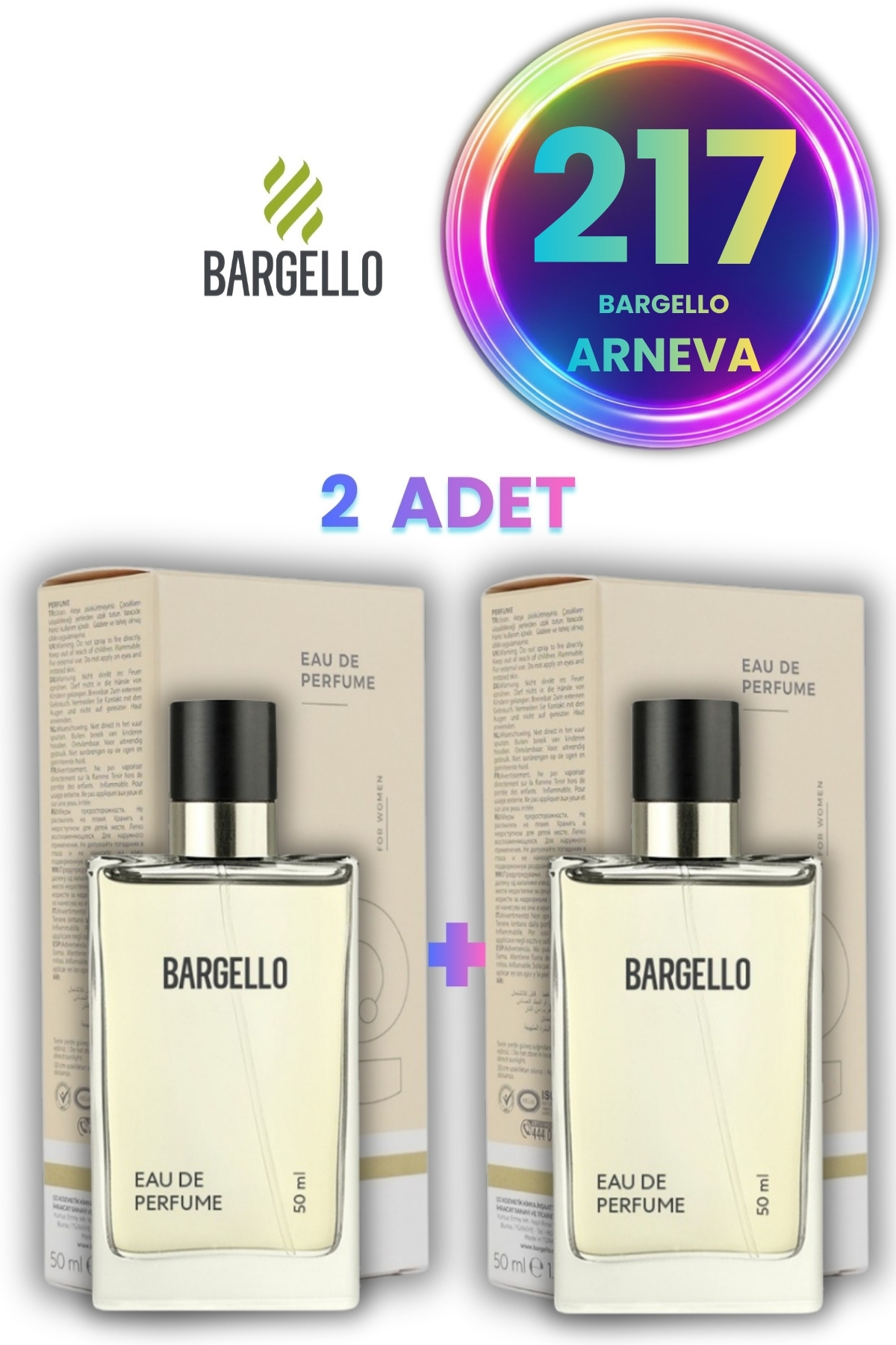 Bargello بارجلو 217 Floral Edp 50 ml 2 Adet Kadın Parfüm 8691841329217 — 2BARGELLO217