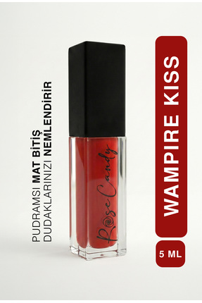 Rose Candy Mat & Nemlendirici Etkili Dudak Parlatıcısı|Likit Mat Ruj|Kırmızı|...
