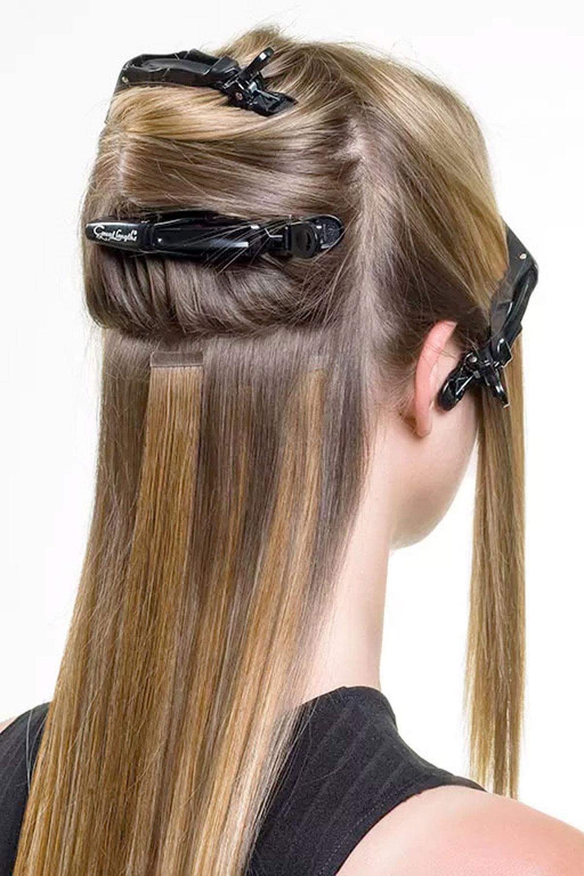 Beautify No-Shine Tape Tabs Hair Extension - Bant Kaynak Bandı 120 Adet — NS T — تصویر 4 از 4