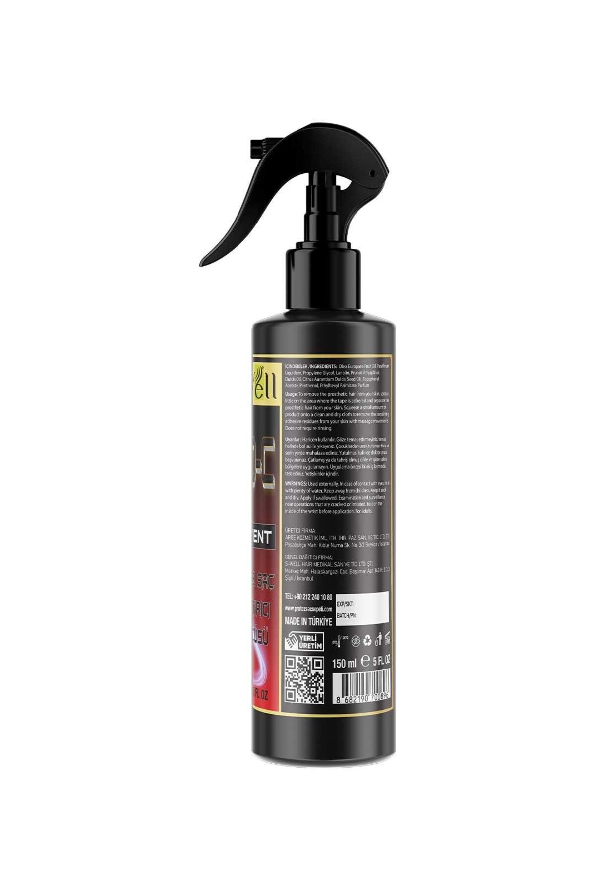 PRO-C Solvent Protez Saç Bant Sökücüsü 5 FL OZ (150 ML) — تصویر 4 از 7