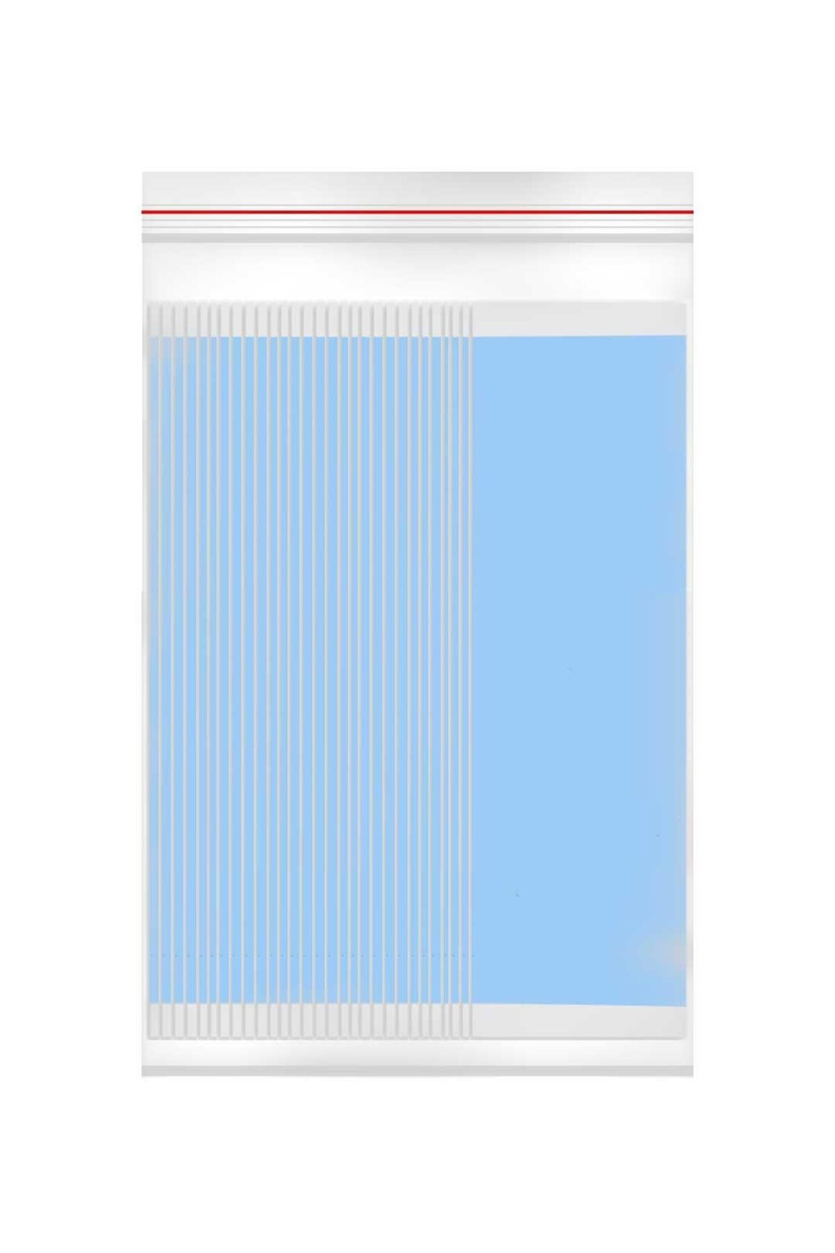 Genel Markalar Lace Front™ Protez Saç Bandı Düz 1″ x 3″ (2,5 x 7,5 cm) 36 Adet — LF 3