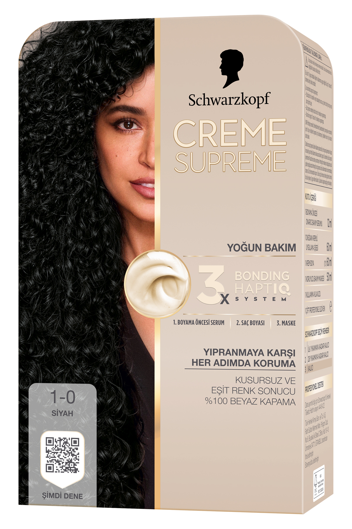 Creme Supreme Full Kit 1-0 Black x2 Pieces — مشکی SET.HNKL.5243 — تصویر 3 از 9