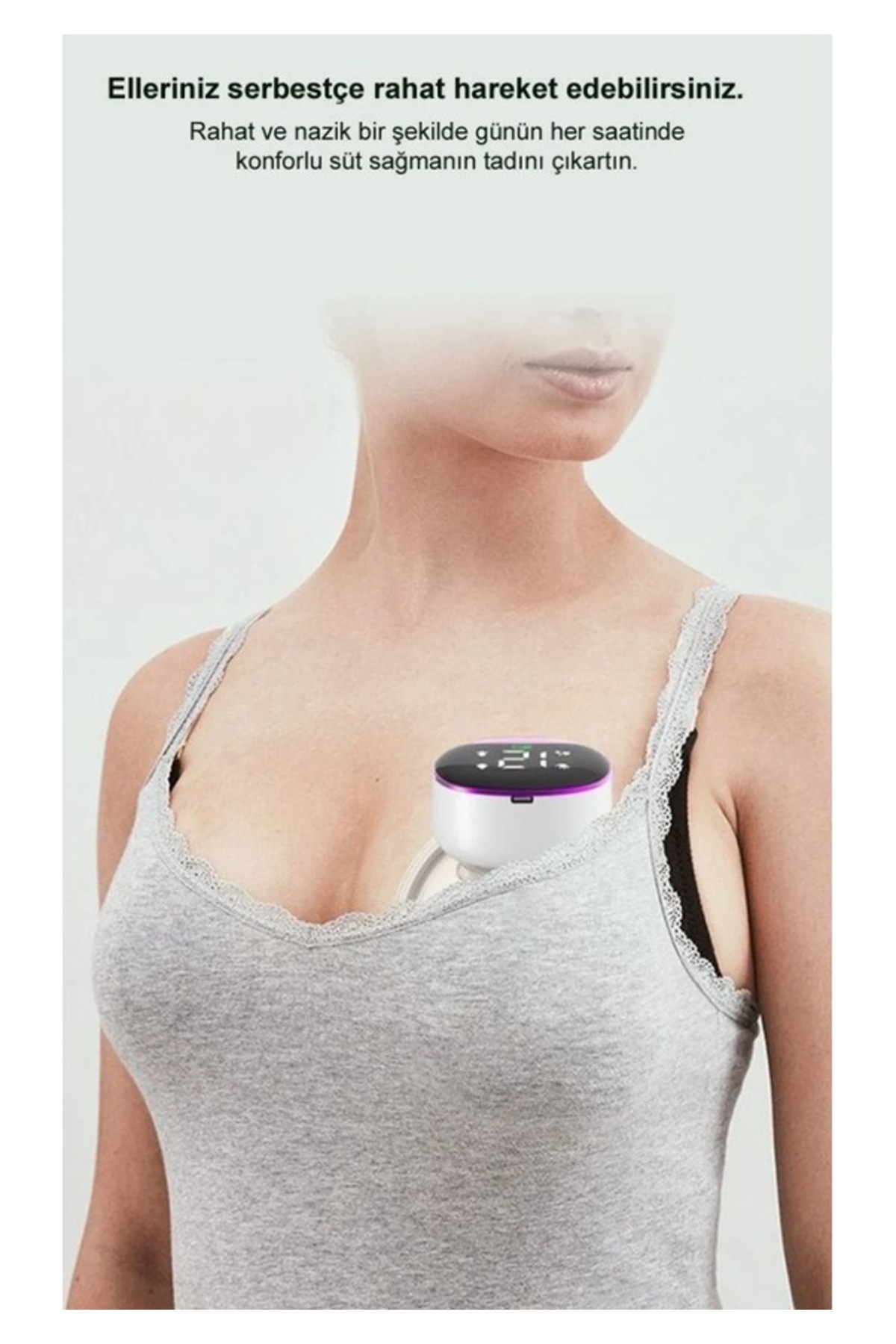 ebebek Baby Mom Elektrikli Giyilebilir Göğüs Pompası / Hands-Free Göğüs Pompası / 9 Kademeli Göğüs Pompası fotoğrafı 4 (önizleme)