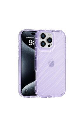 Vissona iPhone 16 Pro Uyumlu Telefon Kılıfı Kamera Çıkıntılı Kabartmalı Parla...