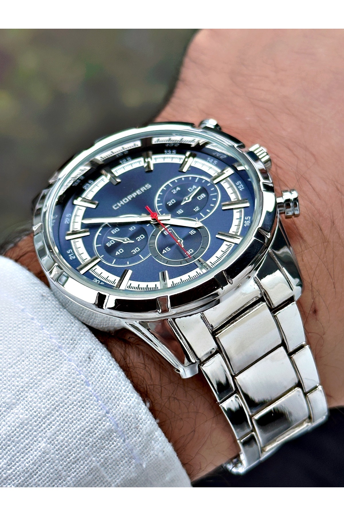 Choppers  Yeni Sezon Metal Erkek Kol Saati+satıcı Garantili - Görsel 3