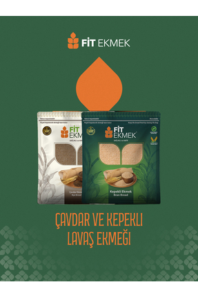 fit Çavdar Lavaş Ekmeği 300gr ve Kepekli Lavaş Ekmeği 300gr