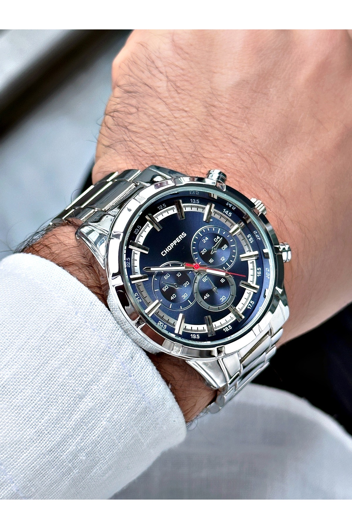 Choppers  Yeni Sezon Metal Erkek Kol Saati+satıcı Garantili - Görsel 2