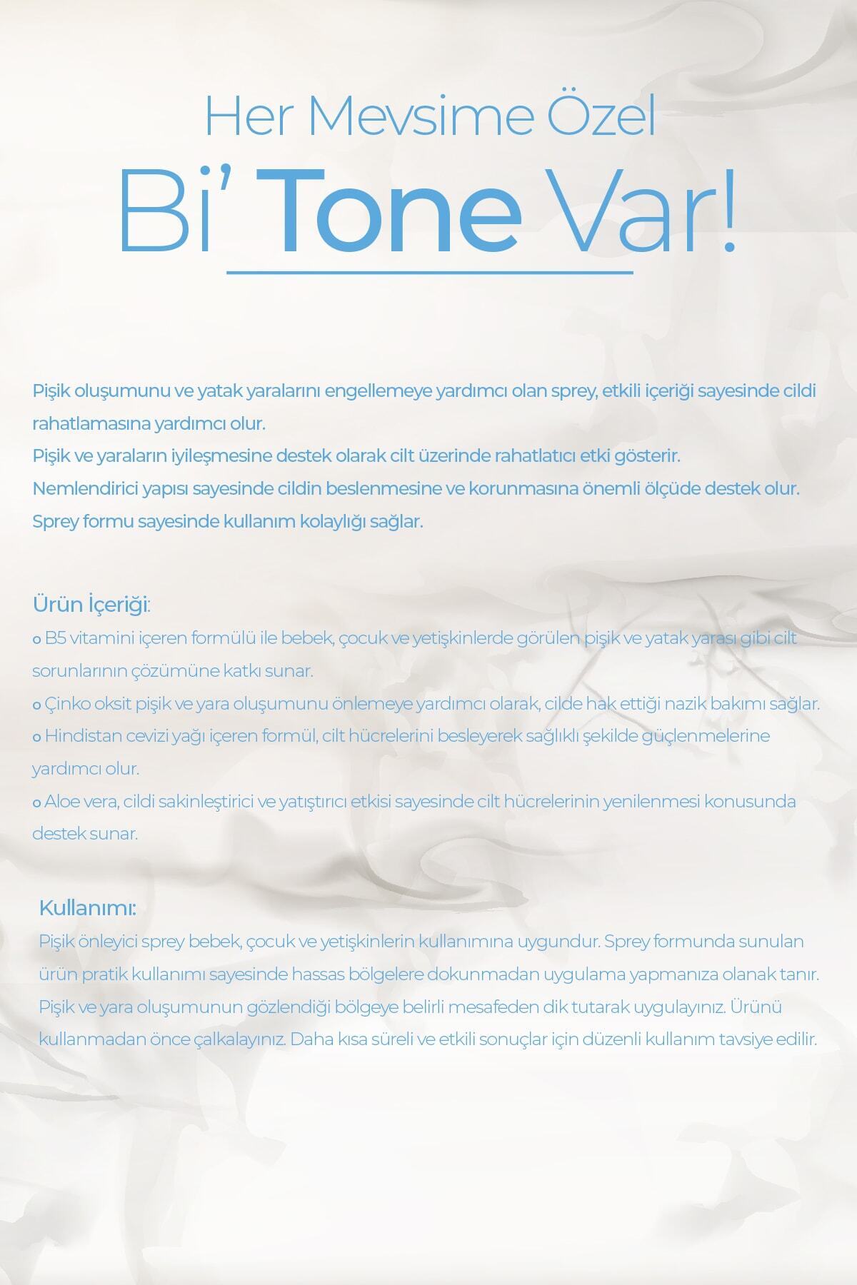 DERMATONE Diaper Rash Spray | Pişik Önleyici Sprey | B5 Vitamini Ve Hindistan Cevizi Yağ Içeren fotoğrafı 2 (önizleme)