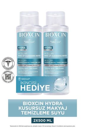 Bioxcin Hydra Micellar Makyaj Temizleme Suyu 500 ml, Hyaluronik Asit, AloeVer...