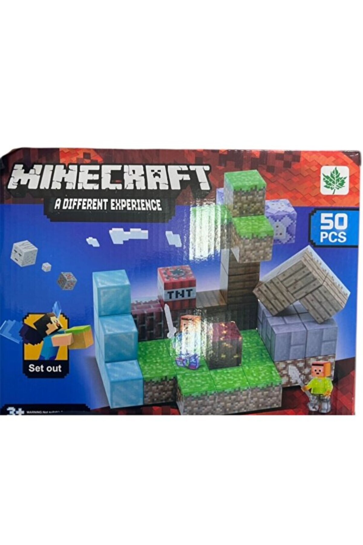 SEVİNÇ STİL MINECRAFT 50 PARÇA MANYETİK (MIKNATISLI) BLOKLAR fotoğrafı 2 (önizleme)