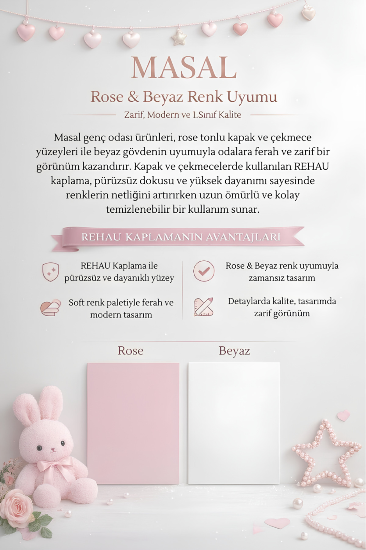 arionkids Masal 2 Kapaklı Çekmeceli Dolap | %100 MDF | REHAU Kapaklı | Ağaç Ayaklı | 1.Sınıf Malzeme Kalitesi fotoğrafı 5 (önizleme)
