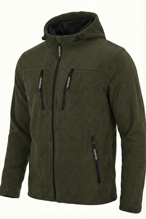 Ghassy Co Tactical Army Erkek Haki Polar Kapüşonlu Ceket