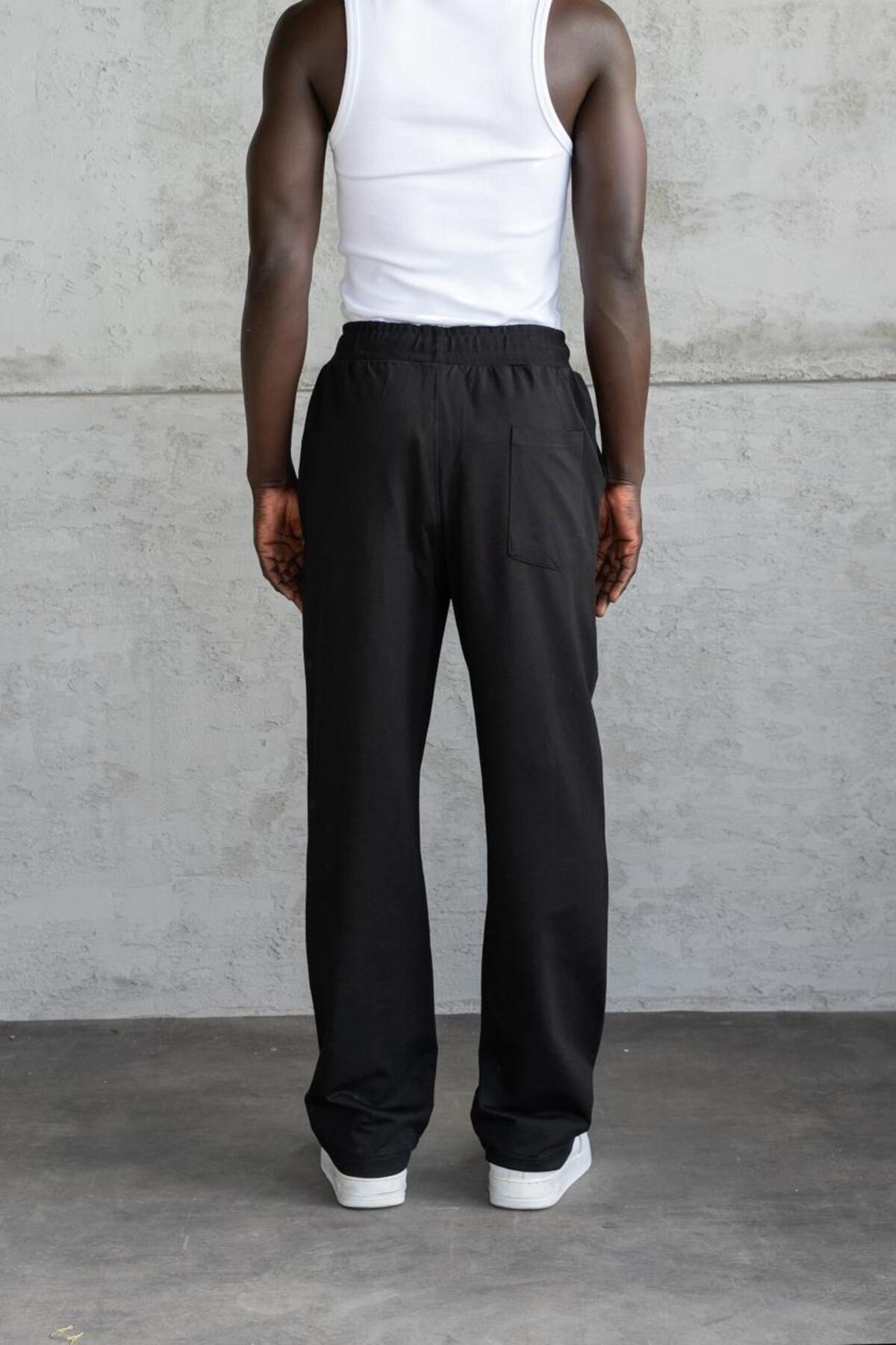 Machinist  Relaxed Basic Baggy Eşofman Altı Siyah - Görsel 4