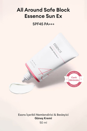 Missha Aydınlatıcı ve Nemlendirici Güneş Kremi All Around Safe Block Essence ...
