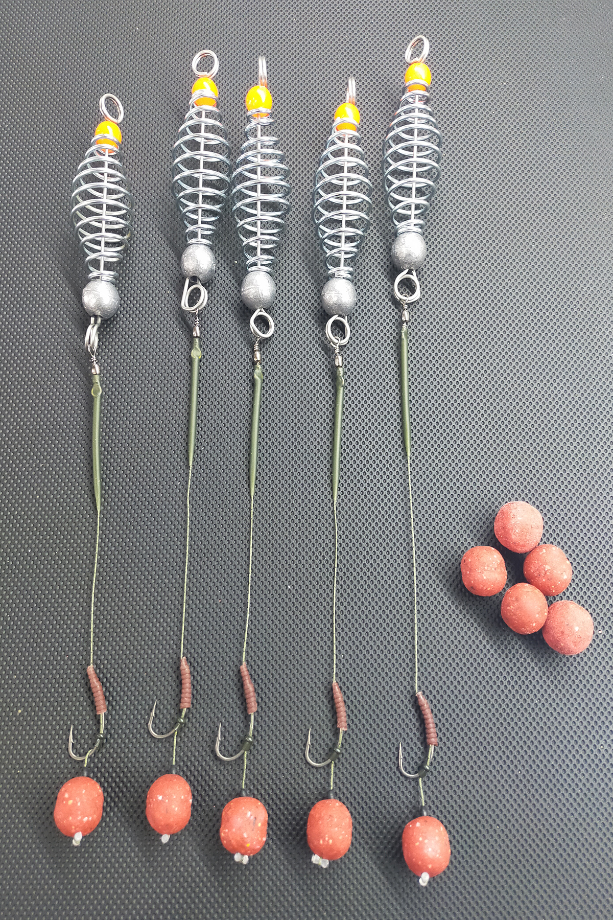 sr sazanrig 30 GR YAYLI BOİLİ RİG TAKIMI 5 ADET YEDEK BOİLİ (5'Lİ SET ...