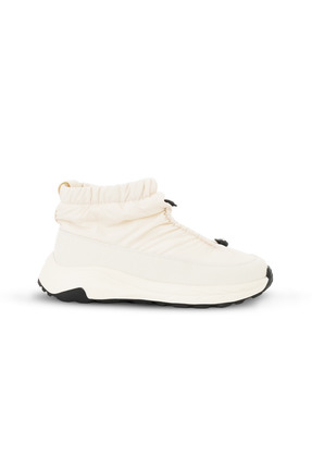 StepMi Paraşüt Kumaş Beyaz Bot - Su Geçirmez Kadın Kar Botu